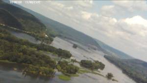 Looking Northwest from Halifax, upstream of the Sesquahanna River in PA